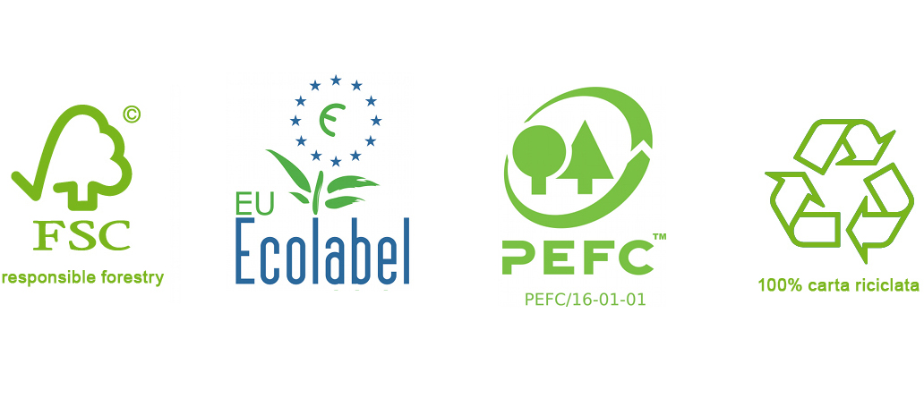 LOGHI ECOSOSTENIBILI CERTIFICAZIONI copia CERTIFICAZIONI CARTE ECOLOGICHE